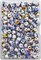 180 Pieces Porcelain Beads Chinese Round Ceramic Beads 8mm for Handmade Jewelry Making Bracelets Necklace Making, Flower